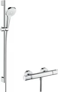 Hansgrohe Croma Select E Vario Zestaw prysznicowy 90 cm chrom/biały 27082400 - Zestawy prysznicowe - miniaturka - grafika 2
