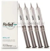 Wybielanie zębów - Discus Dental RELIEF ACP Oral Care Gel 4 strzykawki - żel znoszący nadwrażliwość zębów - miniaturka - grafika 1