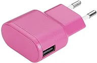 Ładowarki do telefonów - Aiino Wall Charger USB zasilacz sieciowy ładowarka gniazdko, różowy 8050444842294 - miniaturka - grafika 1