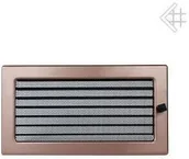 Akcesoria kominkowe - Kratki.pl Kratka kominkowa galwanizowana miedź galwaniczna 17x30 z żaluzją 6674- - miniaturka - grafika 1