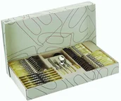 Zestawy sztućców - Bugatti Italy 49 częściowy zestaw sztućców w kartonowym opakowaniu ALADDIN Casa ALCAM- (ALCAM-S4265) - miniaturka - grafika 1