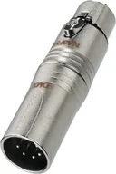 Złącza, przejściówki, adaptery - Monacor Przejściówka NEUTRIK XLR/XLR NA-3F5M - miniaturka - grafika 1