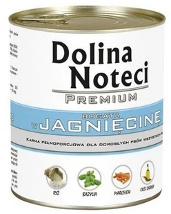 Dolina Noteci Premium Pies Jagnięcina Puszka 800g 9601 - Mokra karma dla psów - miniaturka - grafika 4