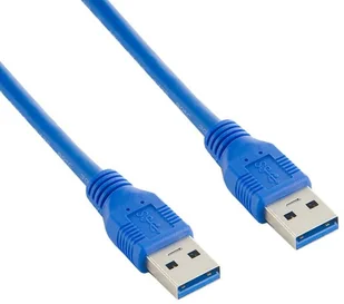 4World Kabel USB 3.0 męskie - męskie1 mniebieski 08937 - Kable USB - miniaturka - grafika 2