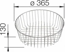 Blanco kosz na naczynia biały do RONDO Silgranit 220574 - Suszarki do naczyń - miniaturka - grafika 4