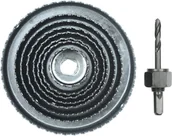 Pozostałe narzędzia ogrodowe - VOREL Wycinarka do otworów w drewnie 38-127mm, kpl.9szt. 22572 - miniaturka - grafika 1