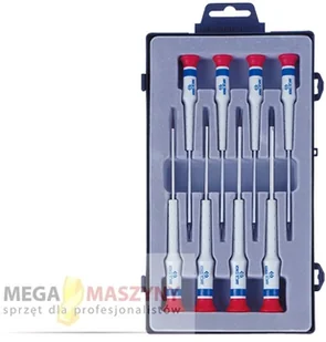 KING TONY 32218 MR-śrubokręt, płaski, 8 sztuki 32218MR - Akcesoria do elektronarzędzi - miniaturka - grafika 2