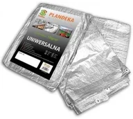 Folie budowlane - Bradas Plandeka wzmacniana 10 x 15 m Srebrna 120g - miniaturka - grafika 1