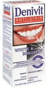 Denivit Denivit White & Brilliant Toothpaste pasta do zębów do codziennego stosowania 50ml - Produkty na nieświeży oddech - miniaturka - grafika 3