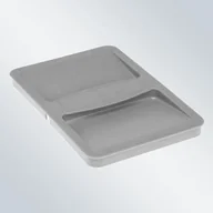 Kosze na śmieci - Franke Cube Przykrywka do selektora 18L szary 133.0014.739 - miniaturka - grafika 1