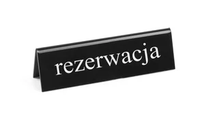 Hendi Tabliczka informacyjna Rezerwacja, dwustronna | , 663523 HENDI-663523 - Wyposażenie lokali gastronomicznych - miniaturka - grafika 2