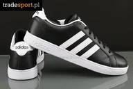 Buty sportowe męskie - Adidas Baseline AW4617 czarny - miniaturka - grafika 1