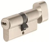 Zamki i wkładki - Abus Wkładka bębenkowa 30 / 55G klasa 2.C z gałką nikiel - miniaturka - grafika 1