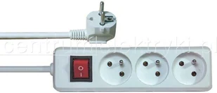 Przedłużacz z wyłącznikiem 3Z 3m - Przedłużacze i rozgałęźniki - miniaturka - grafika 2