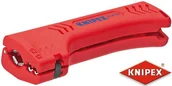 Kombinerki i obcęgi - Knipex Uniwersalne narzędzie do ściągania izolacji z kabli stosowanych w budynka (16 90 130 SB) - miniaturka - grafika 1