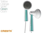 Słuchawki - Cresyn C240E zielone - miniaturka - grafika 1