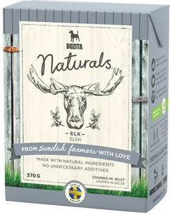 Bozita Naturals Mięsne kawałki z łosiem w galaretce 16x370g - Mokra karma dla psów - miniaturka - grafika 5