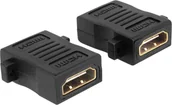 Złącza, przejściówki, adaptery - Delock Przejściówka adapter HDMI 65509 [1x Złącze żeńskie HDMI 1x Złącze żeńskie HDMI] Wykonanie złącza proste - miniaturka - grafika 1