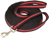 Akcesoria jeździeckie - Lonża czarno-czerwona, 8 m - miniaturka - grafika 1