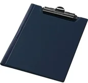 Deski z klipsem - Panta Plast Teczka z klipem zamykana A4 granatowa PP189-11 - miniaturka - grafika 1