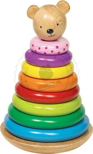 Goki Układanka piramidka Miś 58916 - Układanki dla dzieci - miniaturka - grafika 2