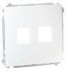 Klawisze i ramki - Simon Ramka Basic do gniazda teleinformatycznego BMPT/11 biały - miniaturka - grafika 1