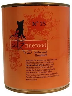 Catz Finefood N.25 Kurczak i Tuńczyk Puszka 800g 12084 - Mokra karma dla kotów - miniaturka - grafika 2