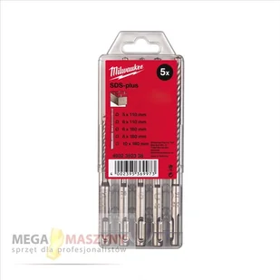 MILWAUKEE WIERTŁA SDS-PLUS - 2 OSTRZOWE/KASETY 4932 3523 38 - Wiertła - miniaturka - grafika 3
