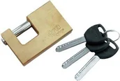 Kłódki - Modeco Kłódka Mosiężna trzpieniowa EXTRA LOCK 90 mm MN-02-490 - miniaturka - grafika 1
