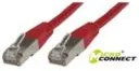 Kable miedziane - MicroConnect Patchcord, FTP, CAT6, 15m, czerwony B-FTP615R - miniaturka - grafika 1
