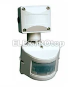 Czujniki ruchu i zmierzchu - F&F Detektor ruchu DR-05 czarny 180° , 24V, DR-05B-24V - miniaturka - grafika 1