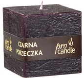 Świece - Pro Candle wieca zapachowa ProCandle 791002 / sześcian / czarna porzeczka - miniaturka - grafika 1