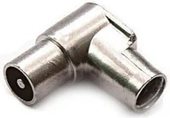 Złącza, przejściówki, adaptery - ABCVISION Wtyk KONCENTRYCZNY IEC WKRĘCANY KĄTOWY METAL WK-W-506 - miniaturka - grafika 1