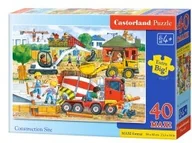 Puzzle - Castorland B-040018 Construction Site MAXI 40 el - miniaturka - grafika 1