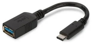 Assmann Kabel USB USB A - USB C Ż/M Czarny 0.15 m AK-300315-001-S - Kable USB - miniaturka - grafika 2