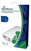 Baterie i akcesoria - MediaRange mr751 Mobile Power Bank 5200 mAh biały/szary MR751 - miniaturka - grafika 1
