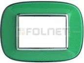 Klawisze i ramki - Bticino Ramka owalna tworzywo 3 moduły - Btcino Axolute HB4803DA - miniaturka - grafika 1