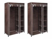 Szafy i regały magazynowe - vidaXL Garderoba skadana - miniaturka - grafika 1
