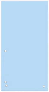 Donau PRZEKŁADKA KARTONOWA 1/3 A4 KOLOROWA NIEBIESKA - Przekładki do segregatorów - miniaturka - grafika 2