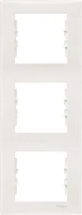 LEDart 3-krotna pionowa- Schneider Electric SEDNA SDN5801323, kolor kremowy - Klawisze i ramki - miniaturka - grafika 2