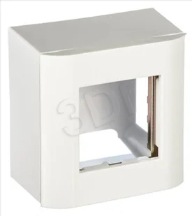 A-LAN ALANTEC Puszka natynkowa + support + ramka 45x45 (komplet 1M), kolor biały - Kable komputerowe i do monitorów - miniaturka - grafika 4