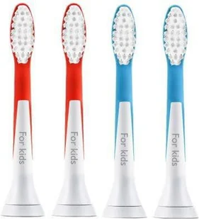 Philips SONICARE For Kids 7+ Long 4 szt. HX6044 - końcówki (głowice) wymienne dziecięce do szczoteczki sonicznej - Końcówki do szczoteczek elektrycznych - miniaturka - grafika 2