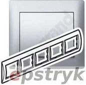 Klawisze i ramki - Legrand SISTENA LIFE Ramka METALIC pięciokrotna pozioma 771305 - miniaturka - grafika 1
