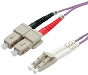 Kable miedziane - Value 50/125m OM4 LC/SC Fioletowy 2 m 21998762 - miniaturka - grafika 1
