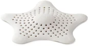 Akcesoria łazienkowe - Umbra Sitko do odpływu Starfish białe 023014-660 - miniaturka - grafika 1