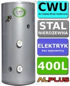 Zasobniki i wymienniki - Joule Bojler elektryczny 400L CYCLONE DIRECT nierdzewka grzałka 2x3kW podgrzewac - miniaturka - grafika 1