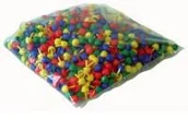 Zabawki interaktywne dla dzieci - Lena Wymienne koreczki (1,5 cm), kolorowe, 1000 sztuk L35024 - miniaturka - grafika 1