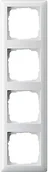 Klawisze i ramki - LEDart maskująca 4-drożna Gira 021404 matowa biała - miniaturka - grafika 1