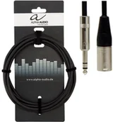 Kable - Alpha Audio Alpha przewód audio 190716 Pro Line symetryczne połączenia audio (3 m, jack stereo na XLR) 190716 - miniaturka - grafika 1