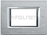 Klawisze i ramki - Bticino Ramka prostokątna anodyzowana 4 moduły - Btcino Axolute HA4804BR - miniaturka - grafika 1